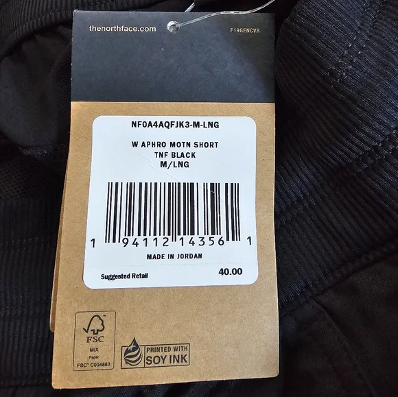 The North Face Women's Black Shorts Sz M - Picture 5 of 5